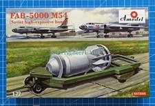 1/72 FAB-5000 M-54 bomba sovietica ad alto esplosivo (Amodel NA72005)