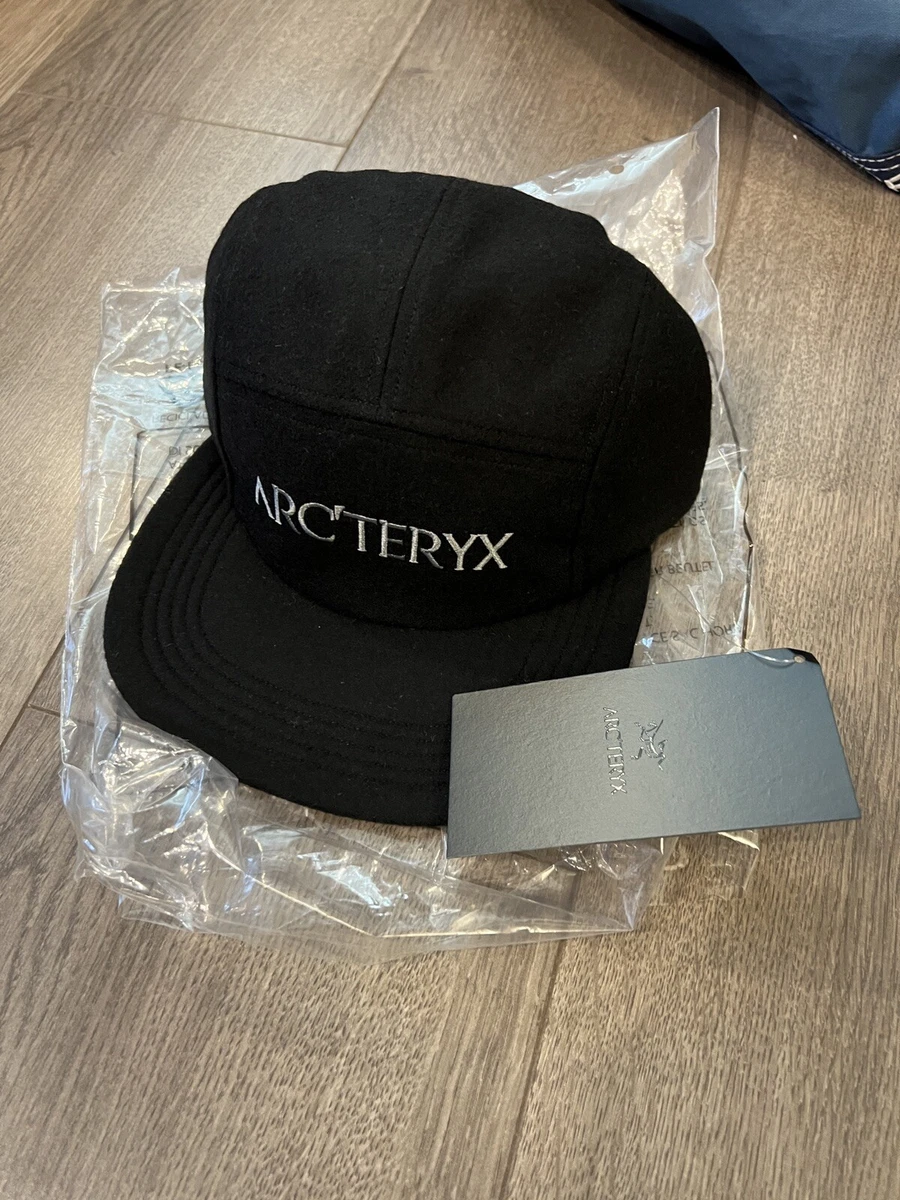 New Arc'teryx 5 Panel Wool Cap Black Hat