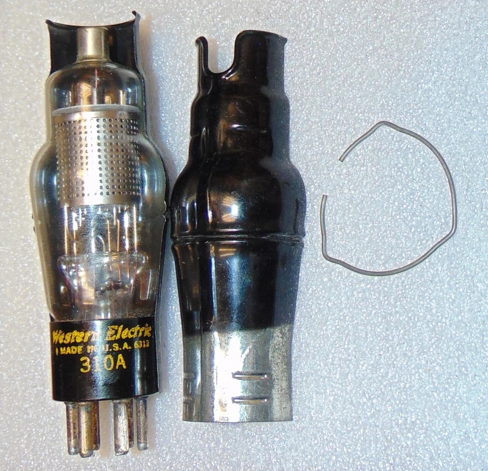 ТРУБЧАТЫЕ ЭКРАНЫ ДЛЯ WESTERN ELECTRIC 348A 310A 311A АМПЕР 4 ШТ НОВЫЕ ИЗ СТАРЫХ ЗАПАСОВ МАТЧ QUAD ТИП D - Изображение 2 из 4