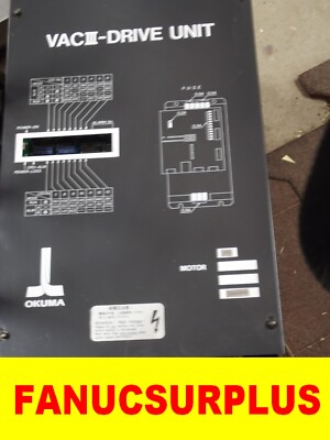 OKUMA VACIII DRIVE UNIT D22 VACA303D 6 MONTH WARRANTY | eBay