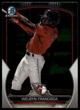 2023 Bowman Draft #BDC-62 Welbyn Francisca Chrome