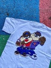 VTG 90s Tasmanian Devil Taz She Devil Looney Tunes Hip Hop Graphic Shirt S/M