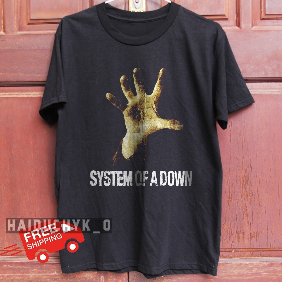 System of a Down Retro Unisex Black T-Shirt with Free Shipping
