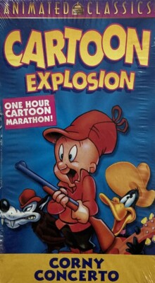 アニメコンプレックス vhs ビデオ Animated Classics Cartoon Explosion (VHS, 1999) Corney Concerto