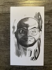 vintage ZSOLT SARKOVI sacred TATTOO BUSINESS CARD New York, NY ephemera