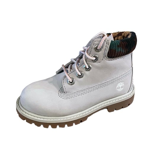 Timberland Premium 6' Boys Gray Chukka Boots Size 7.5 Toddler Shoes