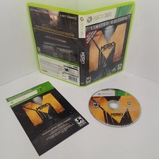Metro: Last Light (Microsoft Xbox 360) Complete CIB. Cleaned & Tested