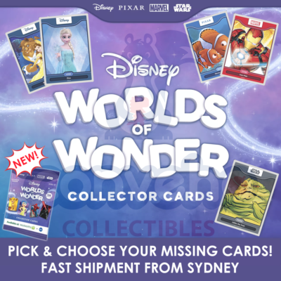 Woolworths & BigW Disney Worlds of Wonder Collector Trading Cards