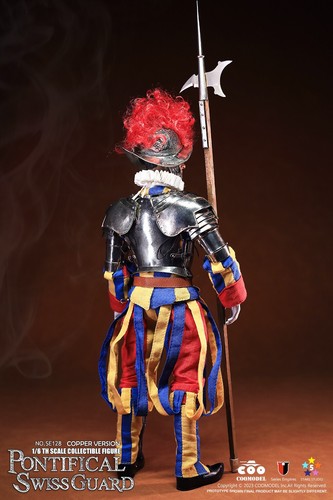 Figura de acción COOMODEL SE128 1/6 Pontificia Guardia Suiza Modelo Cuproníquel Ver. - Imagen 8 de 14