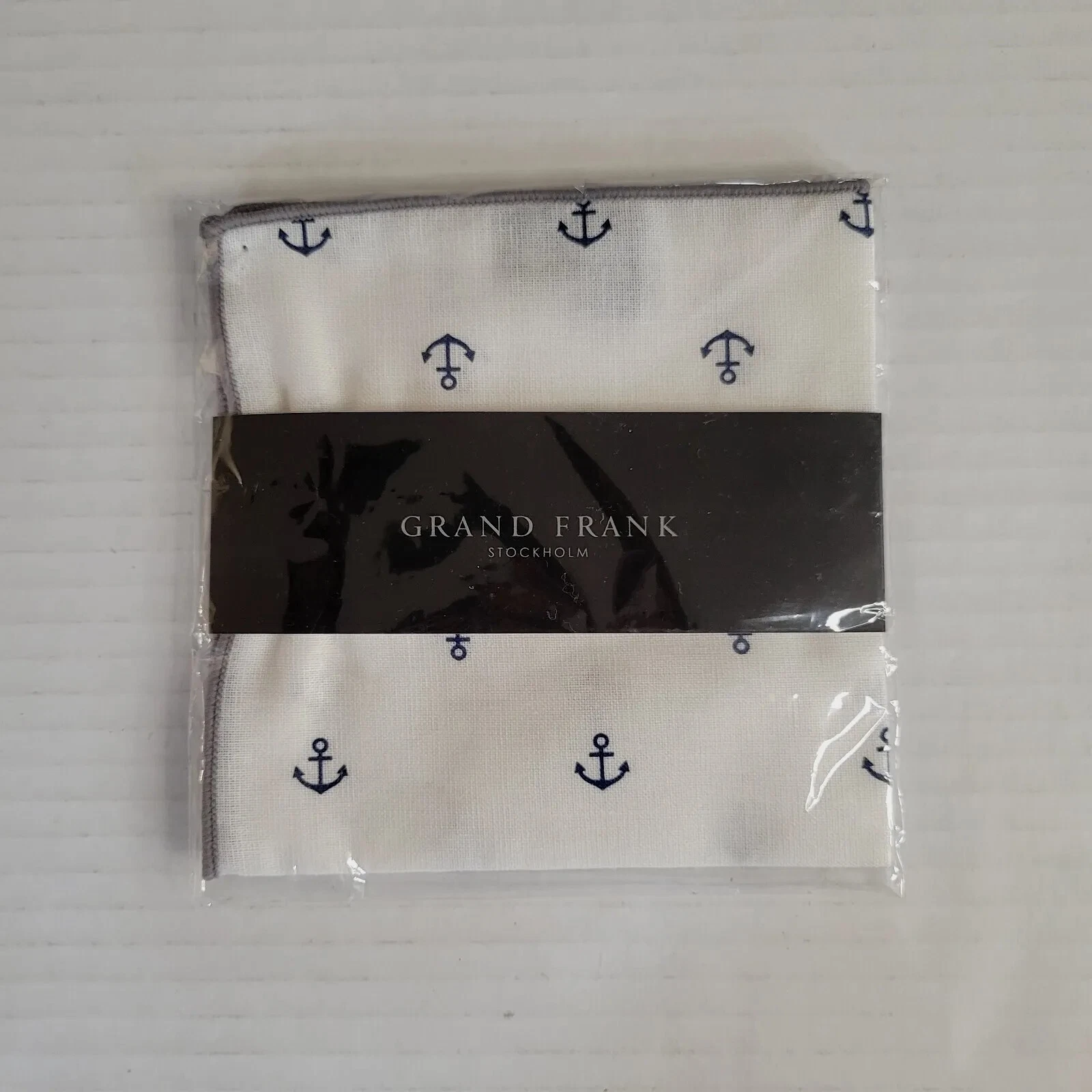 Anchors Nautical GRAND FRANK Stokholm Scarf Hankerchief 14×14 Inch