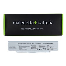 Batteria ARGENTO 10.8-11.1V 5200mAh SOSTITUISCE Sony VGP-BPS9/B,