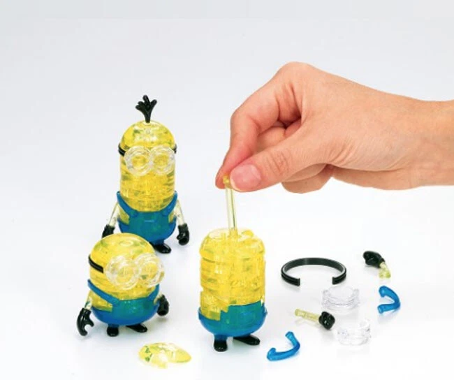 Rompecabezas Cristal 3D Minions Kevin, Stuart, Bob, Banana 97 Piezas BEVERLY Nuevo 50230 Foto 4 de 4