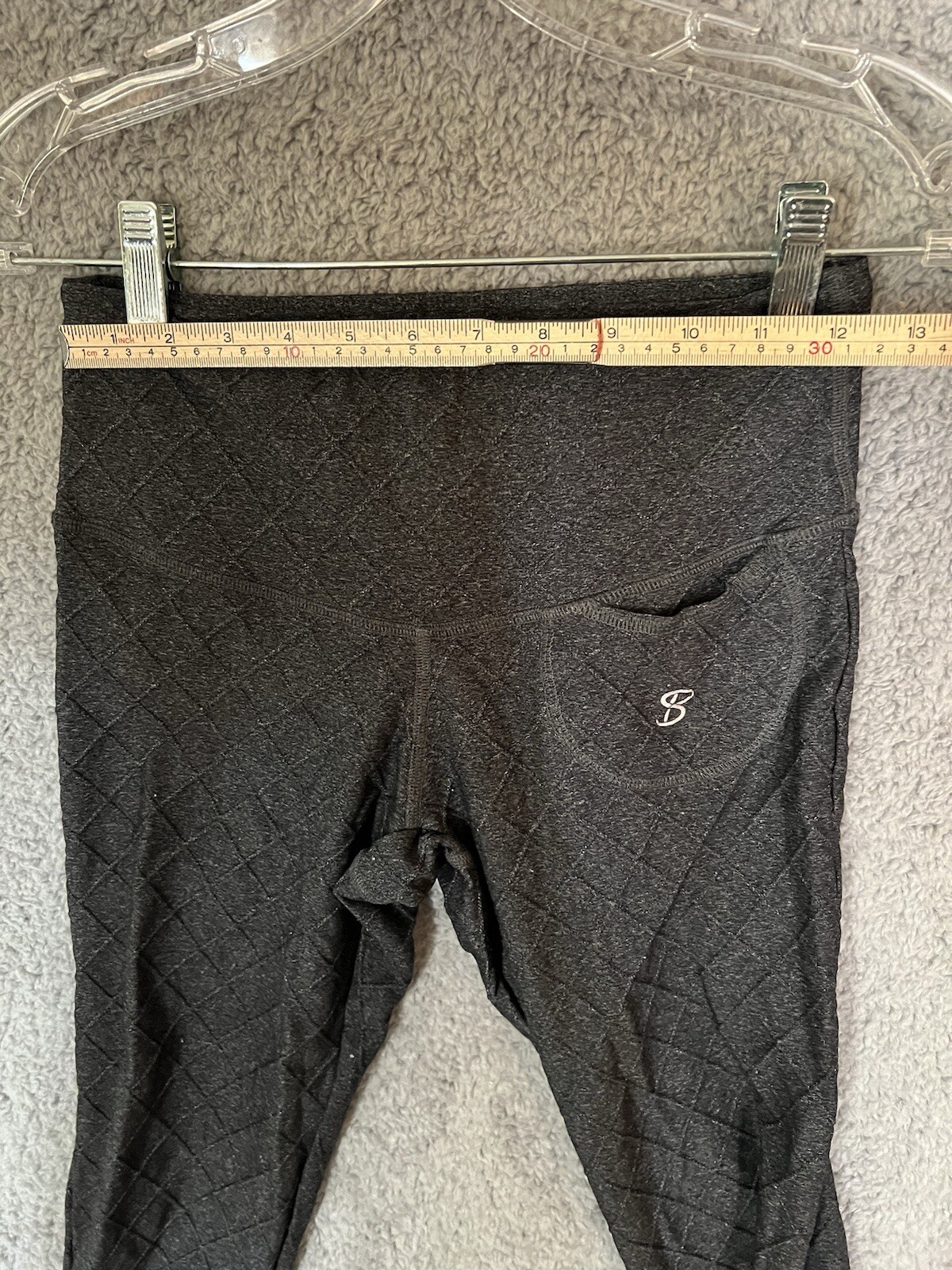 Sofibella Stretch Pants Gray Ankle Drawstring Sma… - image 7