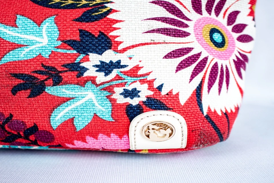 Bolso de Mano SPARTINA 449 Multicolor Floral Borla Vintage Mujer Rectángulo Tot Foto 4 de 4