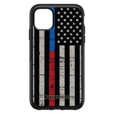 OtterBox Symmetry for Apple iPhone Pick Model Thin Blue Line Red Line US Flag