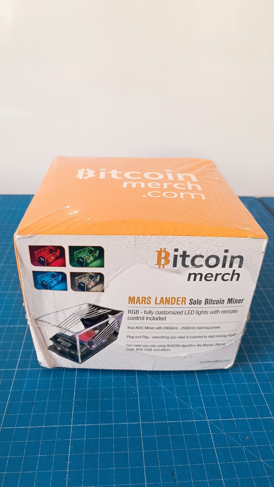 Bitcoin Merch Mars Lander Solo Bitcoin Miner - Hasta 300GH/s _0.7_5 -  Shopping.com