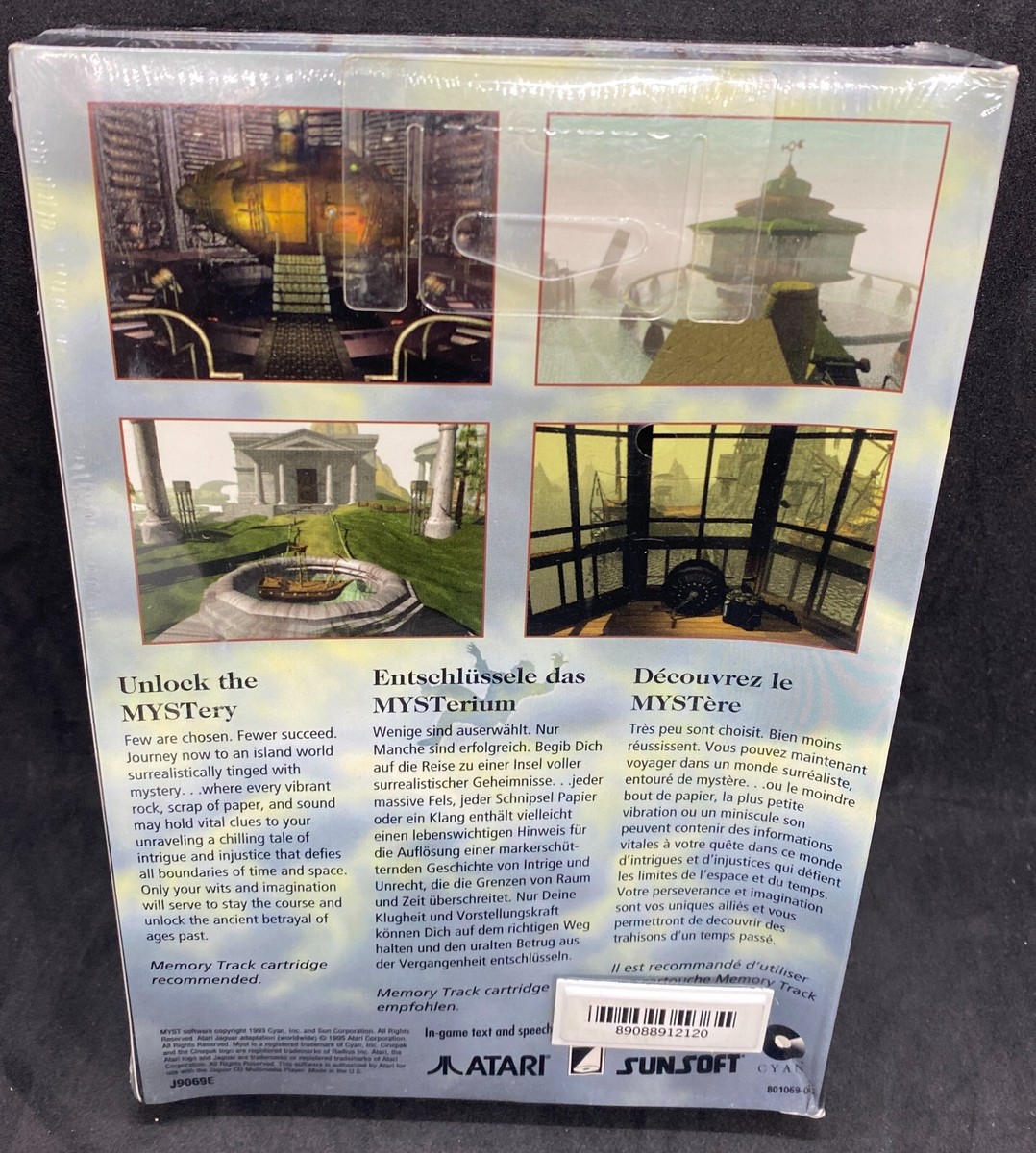 MYST Atari Jaguar CD - Brand New Factory NEW SEALED NTSC USA