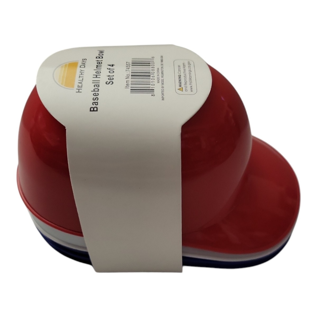 BASEBALL HELMET BOWL Mini Cap Ice Cream 8oz Party Hat Plastic