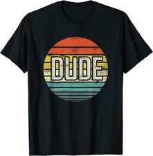 NEW LIMITED Retro Perfect Dude Graphic Tee Dude T-Shirt - MADE IN USA