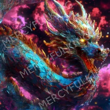 Dragon - Digital AI Art Image (4k HD) High Resolution Print Download