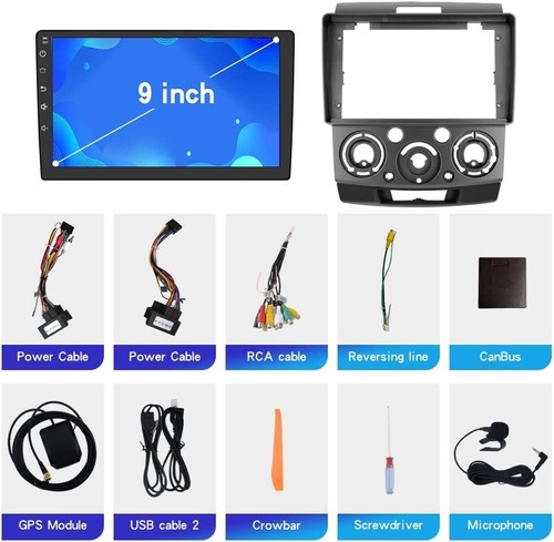 Android 11.0 Car Stereo Radio GPS Navi CarPlay For Ford Everest Ranger 2006-2011 - Bild 4 von 6
