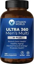 Ultra 360 Multivitamin for Men 50 Plus, Men's 50+ Multivitamin with Minerals