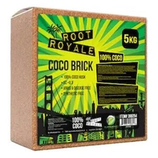 ROOTS ROYALE Bale Coco Coir 5KG  11-lbs. Block  Soiless Growing Media FAST SHIP