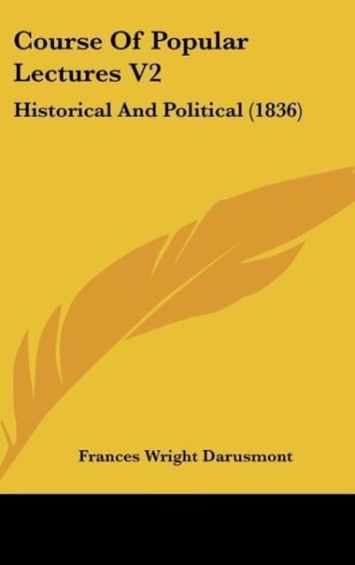 Thumbnail - Frances Wright Darusmont | Course Of Popular Lectures V2 | Buch |
