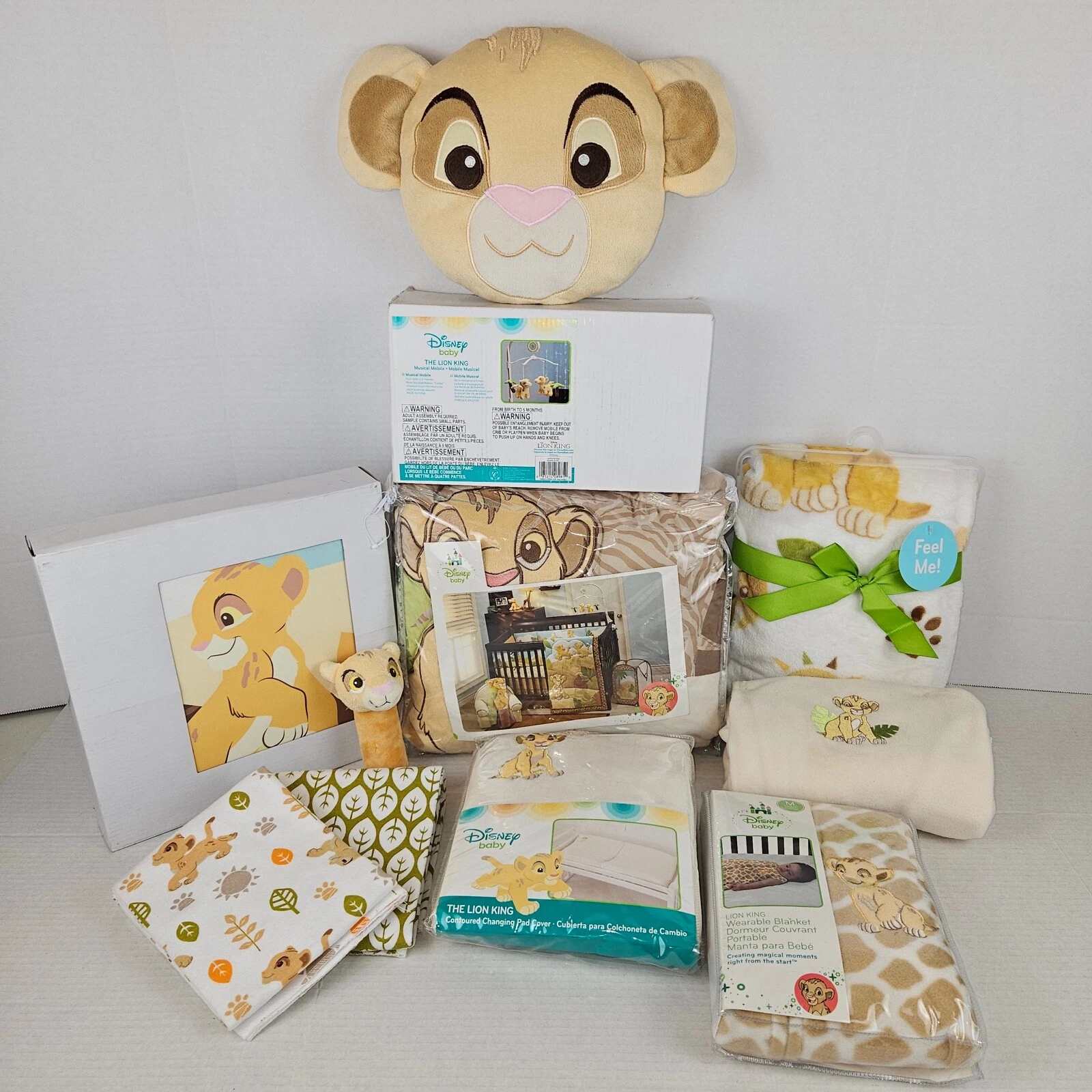 The Lion King 14 Piece Crib Bedding Set by Disney Baby
Opens in a new window or tab
