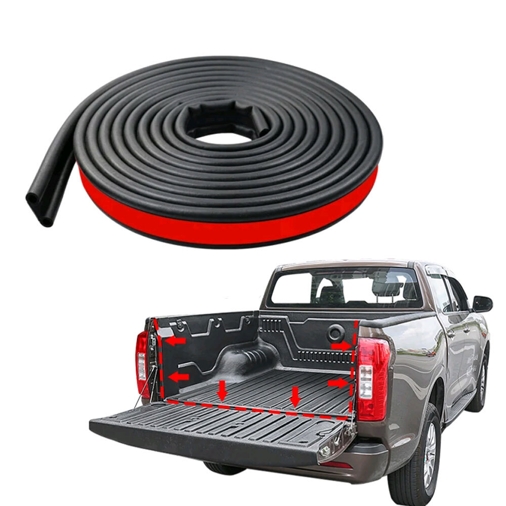 1.5M Rubber Tailgate Seal Strip for Pickup Truck Bed Weather Protection