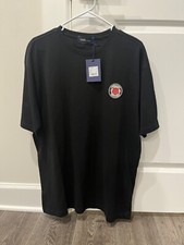 Cavalli Class T-Shirt Men's Sz Xl Black Tiger Logo