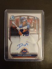 2023 Bowman Chrome Diego Mosquera 1st Bowman Auto CPA-DM New York Mets