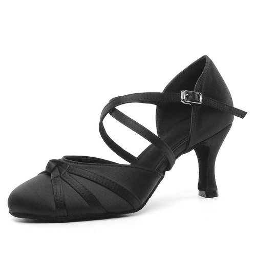 Mujeres Zapatos de Baile de Salón de Baile Salsa Zapatos de Tango y Tacones Altos | eBay