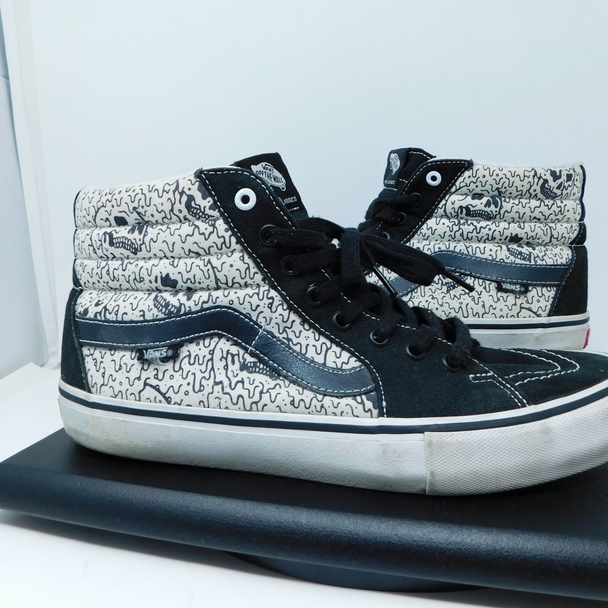 Logo Sketchy Tank Sk8 Hi Vans X Sketchy Tank Mens Sk8-Hi Pro Skate