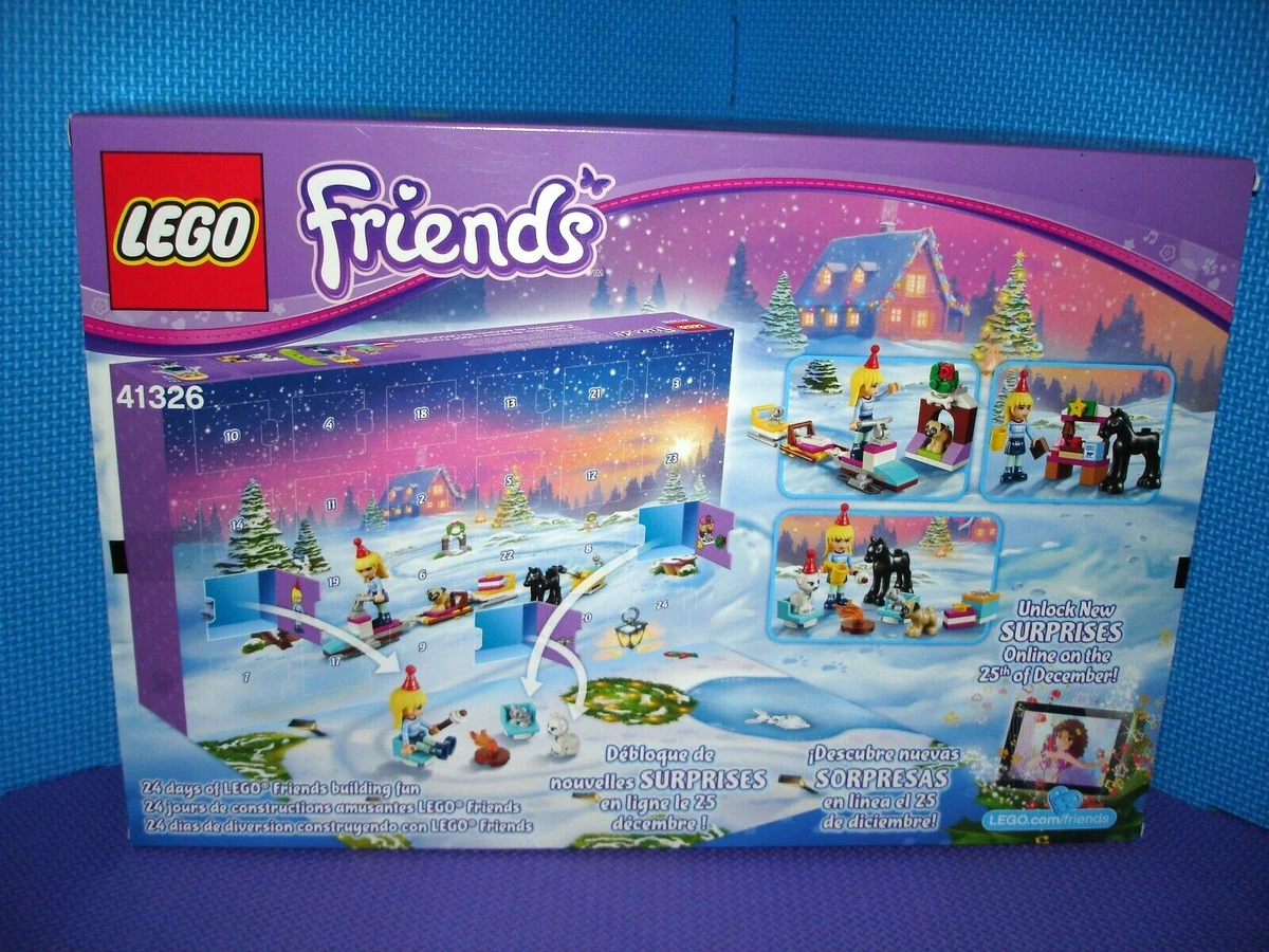 LEGO 41326 Friends Advent Calendar w Minifigure and Animals 217 Pieces 2017 NEW