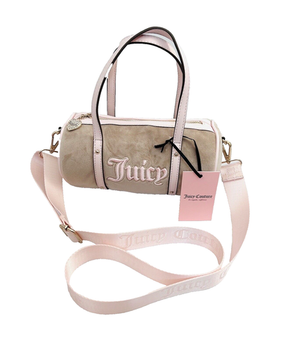 Bolso Bandolera Juicy Couture Queen of Everything Mini Barril Café/Polvo Rubor - Imagen 3 de 11