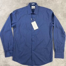 Lucky Brand Shirt Men M 4Way Stretch Slim Fit Long Sleeve Button Up Wrinkle Free