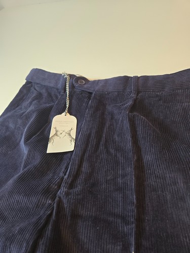 Peter Christian Corduroy Pants 34x33 Purple Straight Leg NWT - Picture 3 of 12