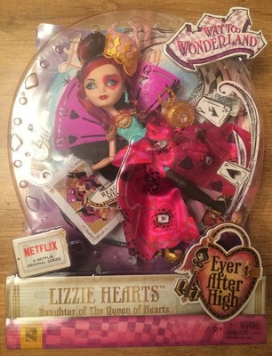 ever after high lizzie hearts doll