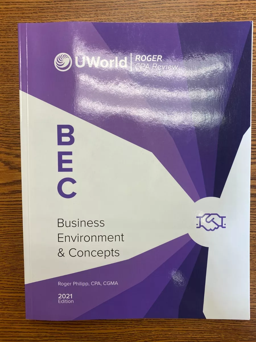 Uworld Roger CPA Review 2021 editon book set