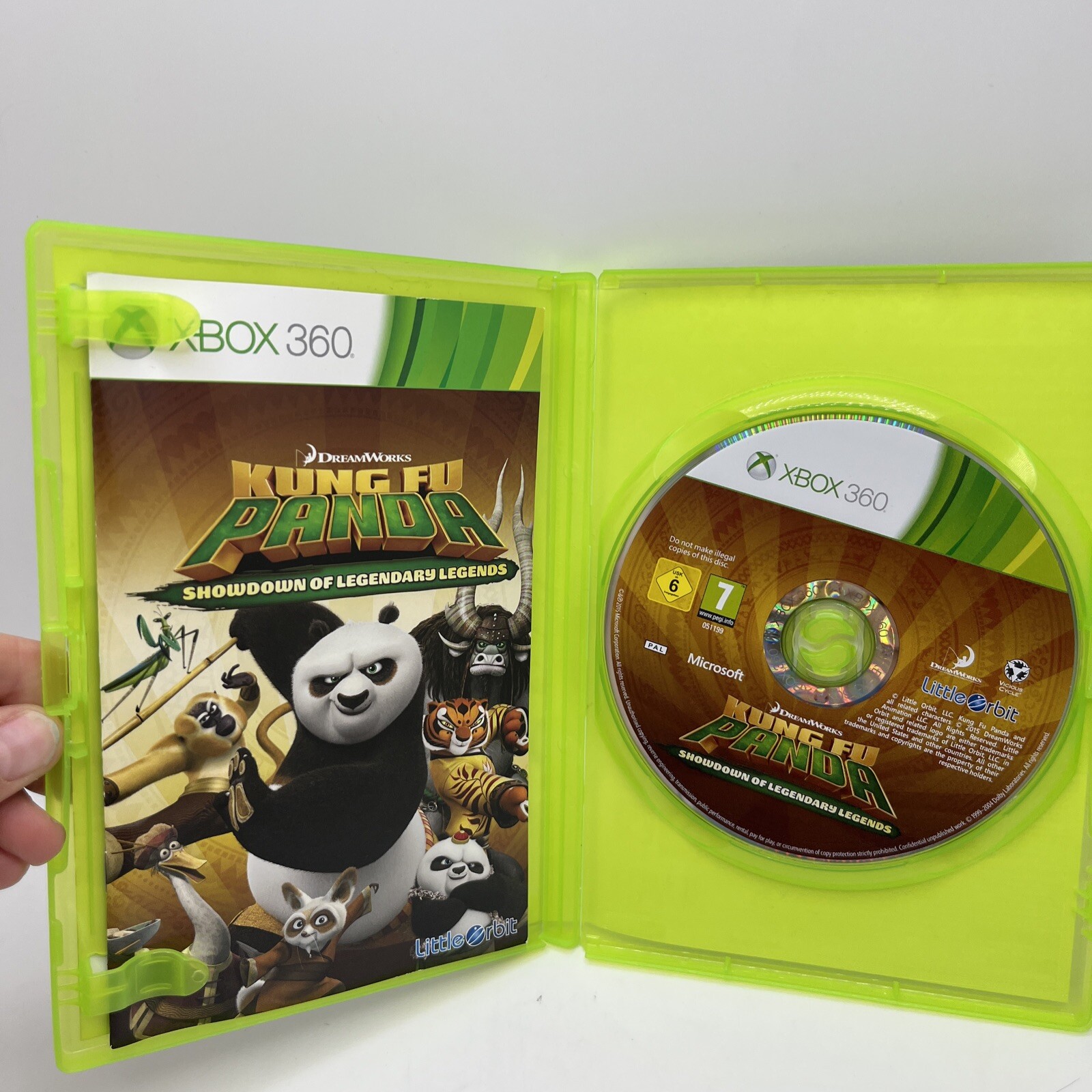 Kung Fu Panda Showdown of Legendary Legends Xbox 360 GC CIB PAL Complete