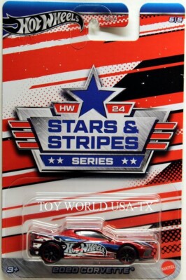 2024 Hot Wheels Stars & Stripes #05 2020 Chevy C8 Corvette