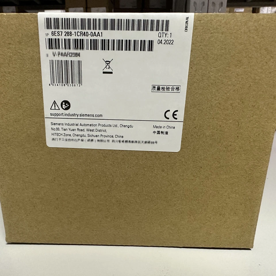 6ES7 288-1CR40-0AA1 1PCS New Siemens CPU Module Fast Shipping 6ES72881CR400AA1 - Bild 2 von 2