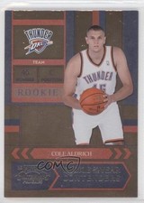 2010-11 Playoff Contenders Patches Rookie of the Year Cole Aldrich #8 0c0