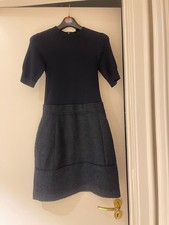 Ted Baker London Dark blue wool mini dress with short sleeves #minidress
