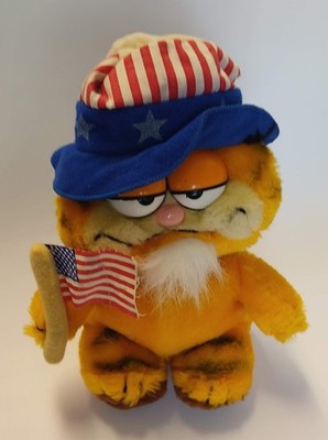 Garfield Plüschtier Uncle Sam 1981