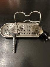 BAXTER Brush  Razor Set with OXO Holder Stainless Steel