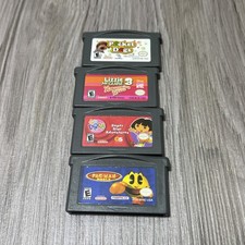 LOT OF 4 GBA GAMES Pac-Man World Nintendo Gameboy Advance AND OTHERS
