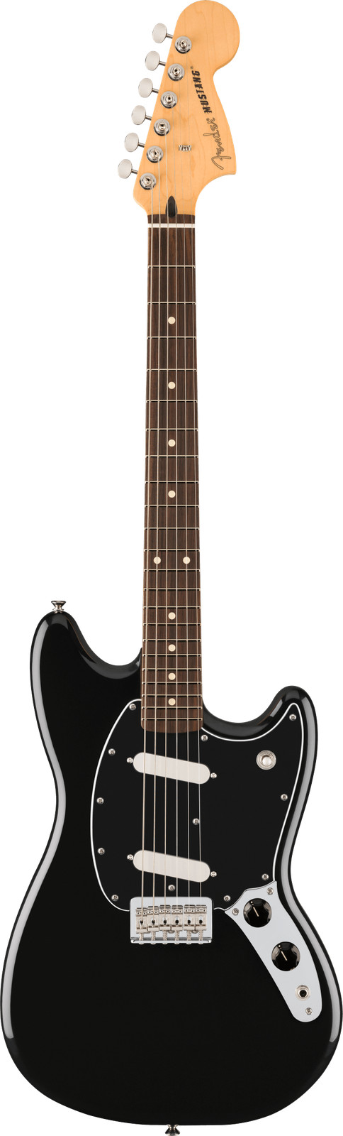Fender Player II Mustang Electric Guitar, Black, Rosewood (NEW)