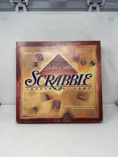 1999 Scrabble Deluxe Edition Rotating Board by MB Hasbro
